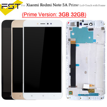 For Xiaomi Redmi Note 5A Prime 3GB/32GB LCD Display With Glass Touch Screen Digitizer Assembly With Frame For Note 5A Prime 2024 - buy cheap