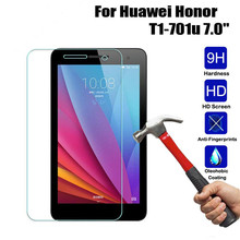 2PCS 9H Tempered Glass For Huawei Honor T1-701u 7.0" Ultra Clear Screen Protector Tablet PC Anti-scratch Protective Film Guard 2024 - buy cheap