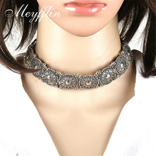 Bohemia Maxi Collier Femme 2022 Boho Collar Choker Silver Necklace Statement Jewelry For Women Fashion Vintage Ethnic Accessory 2024 - buy cheap