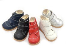Botas masculinas para meninos, calçado em branco, preto, vermelho e prateado para crianças, bota simples e quente de inverno 2024 - compre barato