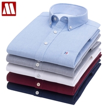 Spring Autumn Men's Dress Shirts Business Long Sleeve Man's Shirt Plus Size Male Casual Shirt Man 100% Cotton Button Down Shirts 2024 - buy cheap