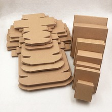 Caja de avión de papel kraft marrón de varios tamaños, caja de jabón/caramelo/Chocolate/joyería, acepta personalización, 20 Uds. 2024 - compra barato