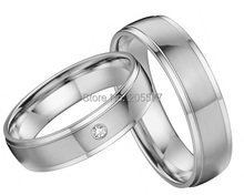2014 classic  European style custom health titanium engagement wedding bands couples rings sets 2024 - buy cheap