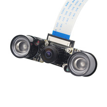 5MP для Raspberry Pi 3 Model B + камера 160 градусов OV5647 камера ночного видения с фокусным расстоянием Регулируемая веб-камера для RPI 3 2024 - купить недорого