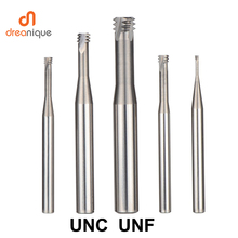 1pc UNC UNF thread end mill carbide alloy 3 tooth uncoated thread end mills cnc threading milling cutter tool for UN thread 2024 - buy cheap