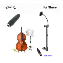 Pro Instrument Bass Microphone Condenser Microfone for Shure Wireless Microphones System with XLR Mini 4Pin 2024 - buy cheap