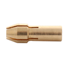 1pc 3.2mm bronze pinça mini mandril de broca para dremel rotativa ferramenta porca de bloqueio broca elétrica moedor cobre chuck 2024 - compre barato