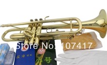 Коллекция 2017 года, Бесплатная Посеребренная труба Баха для пожилых людей, маленький латунный музыкальный инструмент тромпета, профессиональный высококачественный музыкальный инструмент. 2024 - купить недорого