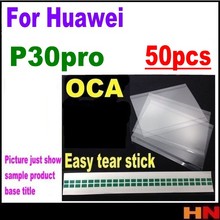 Pegamento adhesivo transparente para Huawei P30pro P30 pro, película de lente de vidrio táctil, óptica, OCA, 50 Uds., venta al por mayor 2024 - compra barato