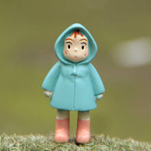 Miyazaki Hayao мой сосед фигурки Тоторо игрушка DIY плащ Мэй/Мэй резиновая фигурка героя Коллекция Модель игрушка подарок для детей девочек 2024 - купить недорого