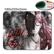 Mairuige Elfen Lied Personalized Rectangle Textured Surface Water Gaming Mouse Pad 220X180X2mm.durable office accessory and  2024 - buy cheap