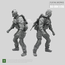 Yufan Model 1/35 Resin Figure Driver Of Little Rose Laura Series  1/35 Female Soldier Seals Djj-04 2024 - buy cheap