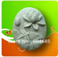 Lotus dragonfly 50074 Craft Art Silicone Soap mold Craft Molds DIY Handmade soap molds 2024 - buy cheap