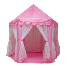 Tenda de brinquedo para crianças, portátil, tenda, piscina de bolinhas, castelo da princesa, casa de brinquedos, casa pequena, dobrável, praia, bebês 2024 - compre barato