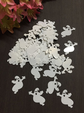 500pcs/lot 20mm White Ghost Halloween Sequins PVC Flat Paillette Crafts For Sewing Easter DIY Accessory Kids DIY 2024 - buy cheap