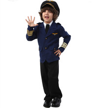 pilot captain costumes for boys halloween costumes for boys halloween cosplay clothing uniform costume 2024 - buy cheap