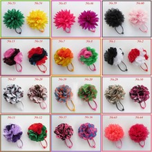 20pcs BLESSING Good Girl Latest Vogue 3.25 - 3.5" Silk Flower Elastic 88 Styles 2024 - buy cheap