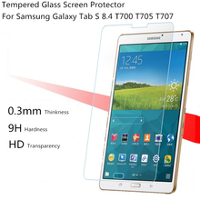 Premium 0.3mm 9H Tempered Glass For Samsung Galaxy Tab S 8.4 T700 T705 T707 Tablet  Anti-shatter HD Screen Protector Film 2024 - buy cheap