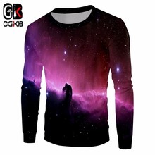 OGKB-Sudadera con estampado 3D de galaxia Space para hombre y mujer, suéter Hiphop de manga larga con cuello redondo, 5XL, Otoño e Invierno 2024 - compra barato