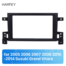 Harfey Rádio Double Din Fáscia 173*98mm Traço Quadro Painel Stereo Auto Dashboard Kit de Montagem Para 2005 2006 -2014 Suzuki Grand Vitara 2024 - compre barato