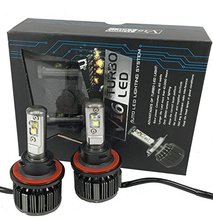 2 шт., Автомобильные светодиодные фары H4 H7 H8 H9 H11 9005 9006 CREE XHP50 80 Вт V16 Turbo 2024 - купить недорого