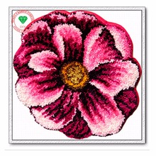 Picture Flower Needlework Latch hook rug kits Patchwork Carpet embroidery Stitch threads Cross-stitch embroidery thread cushion 2024 - buy cheap