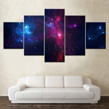 Earth's Natural Light 5 Piece Canvas Wallpapers modern Modular Poster art painting for Living Room Home Decor 2024 - buy cheap