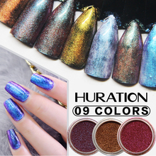 Huration 1g Nail Mirror Glitter Powder Metallic Color Nail Art Gel Polishing UV Chrome Flakes Pigment Dust Manicure Decorations 2024 - buy cheap
