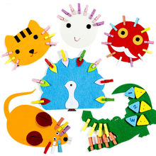 Juguetes Educativos Montessori con dibujos de animales para niños, juguetes educativos de aprendizaje para desarrollar la creatividad, capacidad de exploración, regalo para niños 2024 - compra barato
