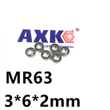 2019 New Real Thrust Bearing Rodamientos Free Shipping 10 Pcs Mr63 Abec-5 Open Deep Groove Ball Bearings L630 617/3 673 3*6*2 2024 - buy cheap