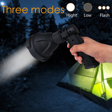 Super Bright 3 Modes Work Light Tactical LED Flashlight Torch Lamp Rechargeable LED torch XML T6 Lighting Lithium Ion battery