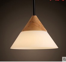 Mordern Светодиодный деревянный подвесной светильник светильники с абажуром для гостиной деревянный светильник, люстры De Sala Teto e Pendente 2024 - купить недорого