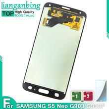 Pantalla LCD Super AMOLED para Samsung Galaxy S5 NEO G903, montaje de digitalizador con pantalla táctil para Samsung G903F S5 NEO 2024 - compra barato
