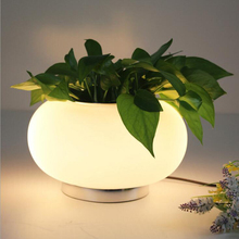 Luminária de mesa decorativa, lâmpada de mesa criativa moderna para decoração de jardim agrícola, sala de estar, planta de vidro, estudo, quarto 2024 - compre barato