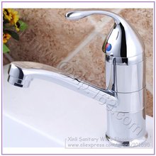 L15656 - Luxury Deck Mounted Chrome Color Brass Material Hot & Cold Water Sink Tap 2024 - buy cheap