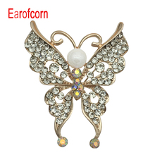 Earofcorn Aesthetic Elegant Luxurious Quality Butterfly Brooches Suitable Male Female All Kinds Clothing Accessories Brooches 2024 - buy cheap