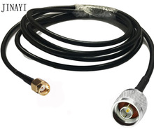 N Male to RP-SMA Male Connector RF coax coaxial Cable RG58 50-3  1m 3m 5m 10m 20m 50ohm 2024 - buy cheap