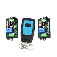 New AC 220V 1CH RF Wireless Remote Control Switch System,315/433 MHZ 1 waterproof Transmitter And 2 Receiver SKU:5012 2024 - buy cheap
