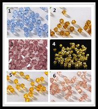 Free Shipping! Wholesale Glass Crystal Faceted Bicone Beads 6mm 250Pcs/lot For Necklace Bracelet Jewelry Making Pick 6 Colors 2024 - buy cheap