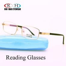 RUI HAO EYEWEAR Reading Glasses Presbyopic Eyeglasses Read Spectacles Optical Prescription Full Rim Rectangle Glasses Frame 2024 - buy cheap
