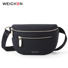 WEICHEN Multi-functiona Women's Fanny Pack Shoulder Bag and Chest Bag Female Belt Sac Women Waist Bag High Quality Ladies Bolsa 2024 - buy cheap