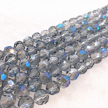 Cuentas espaciadoras de cristal transparente para fabricación de joyas, facetado cristal checo, 32, 4-10mm, DIY, pulsera, collar, #03 2024 - compra barato