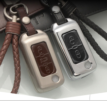 Zinc alloy+Leather Car Key Cover Fob Remote Cover Case For Peugeot  206 207 208 306 307 308 407 For Citroen C4 C2 C3  C6 2024 - buy cheap