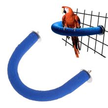 Parrot Perch U Shape Grinding Mouth Paws Claw Birds Stand Holder Rack Parakeet Pet Toys Cage Decoration Supplies 2024 - купить недорого