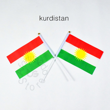 Курдский флаг 14*21 см 2024 - купить недорого