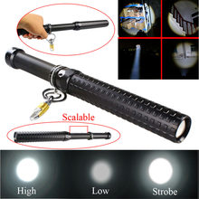 Hot Selling 2000 Lumen Q5 LED Zoomable Baseball Bat Flashlight Security Torch Lamp 3 Mode For 1x18650 3xAAA 2024 - buy cheap