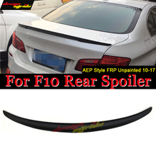 Fits For BMW F10 wing Spoiler Performance 2010-2017 5 Series Sedan F10 FRP Unpainted P style M5 Rear Trunk Wings car styling 2024 - buy cheap