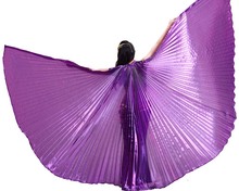 Disfraz de danza del vientre profesional, alas Isis (antiadherente), 10 colores 2024 - compra barato