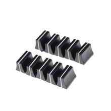 new 10Pcs New Sale Black Slide Potentiometer Mixer Fader Knob 19mmLx12mmW for 4mm Shaft WF Switch Cap Wholesale 2024 - buy cheap