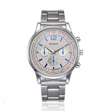 Новые мужские часы, мужские роскошные Бизнес наручные часы с кристаллами из нержавеющей стали, аналоговые кварцевые наручные часы, браслет, Relogio Masculino 2024 - купить недорого